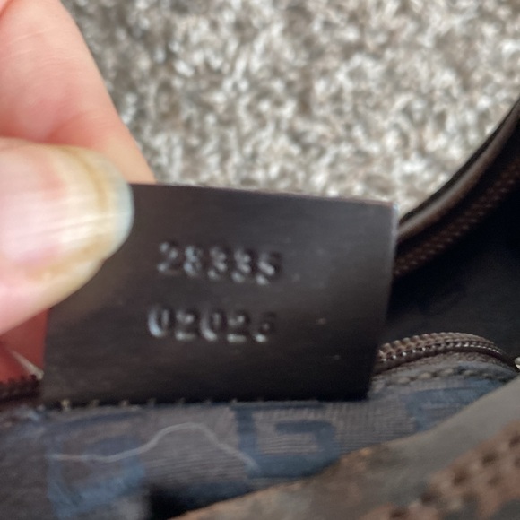 Gucci Small Hobo Brown & GG Logo Black Mini Shoulder Bag, 28335 - Picture 16 of 17